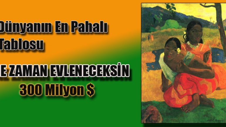 Dünyanın En Pahalı Tablosu