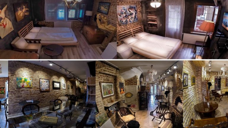 Balat’ta yatak-yorganlı gerçek bir sanat evi