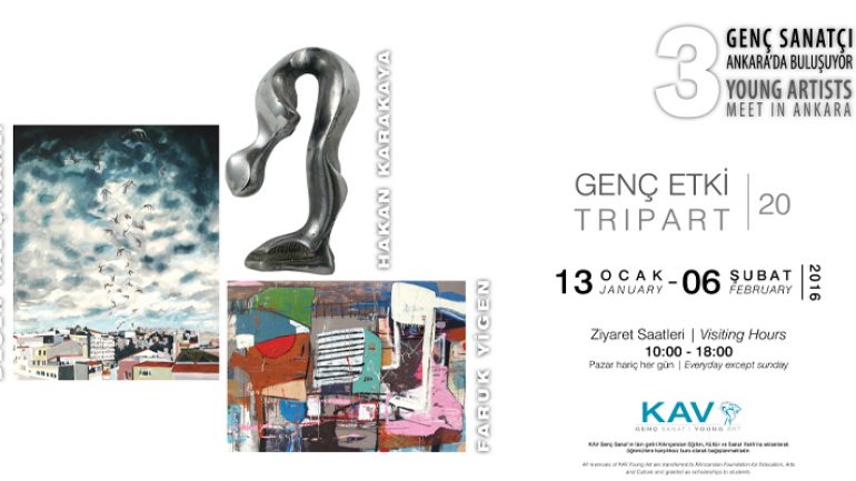 Genç Etki 20 / Tripart 20 Sergisi KAV’da