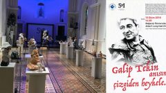 Galip Tekin çizgilerinden heykele