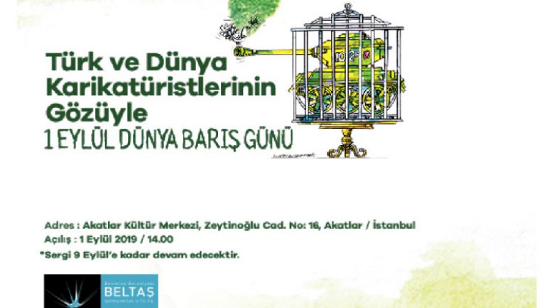 Barış Karikatürleri Sergisi Beşiktaş’ta