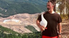 Cem Yılmaz Kaz Dağları protestosu