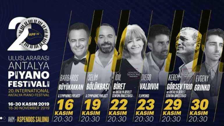 Antalya Piyano Festivali yirminci yılında