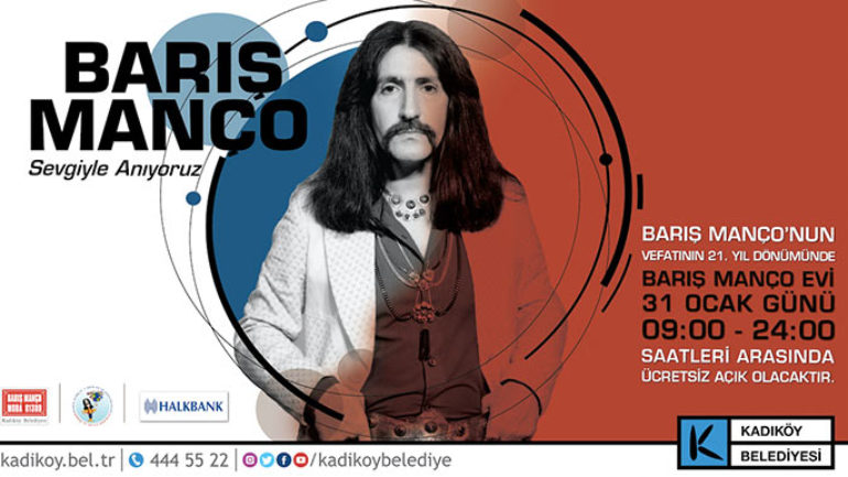 Barış Manço Kadıköy’de anılıyor