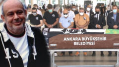 Haldun Boysan BJK bayrağı ile uğurlandı