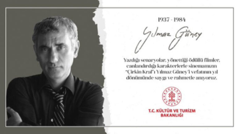 Kültür ve Turizm Bakanlığı Yılmaz Güney için anma mesajı paylaştı