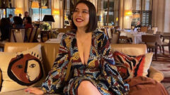 Dekoltesi nedeniyle müzeye alınmadı