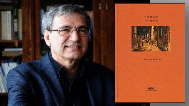 Orhan Pamuk Turuncu fotoroman ile okurların karşısında