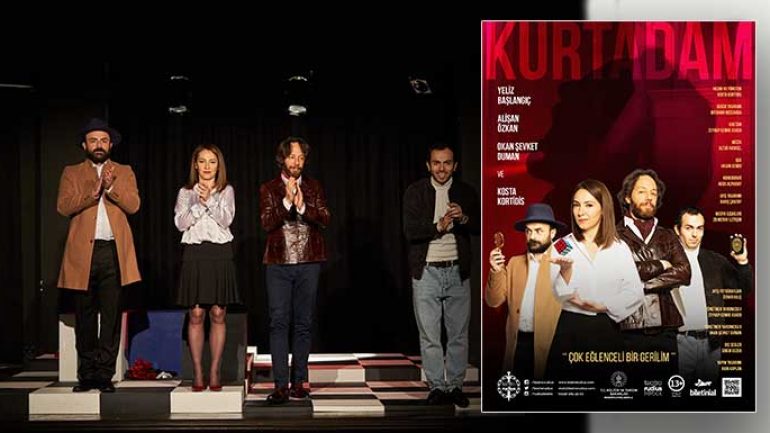 Kurt Adam tiyatro sahnesinde izleyici ile buluştu