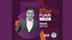 Sinan Akyüz Kayseri Kitap Fuarı’nda okurlarıyla buluşuyor