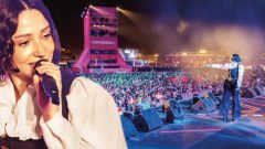 Zeynep Bastık Katar konseri ile futbol severlerin gönlünde taht kurdu