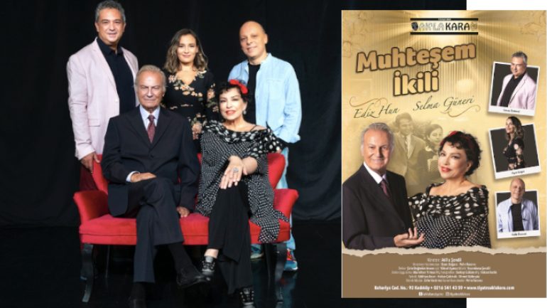 Ediz Hun ve Selma Güneri tiyatro sahnesinde buluştu