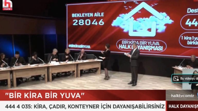 Depremzedeler için Bir Kira Bir Yuva kampanyasına sanatçılardan destek